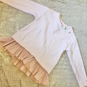 Lovely pink LiLi Gaufrette sweater. Size 8